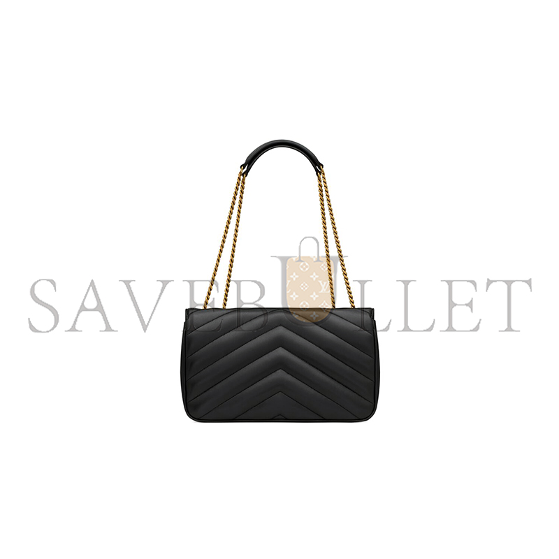 YSL LOULOU MEDIUM IN MATELASSÉ LAMBSKIN 801439AAEAX1000 (29*17*8cm)